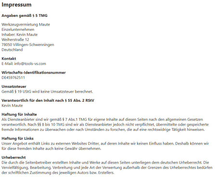 Impressum